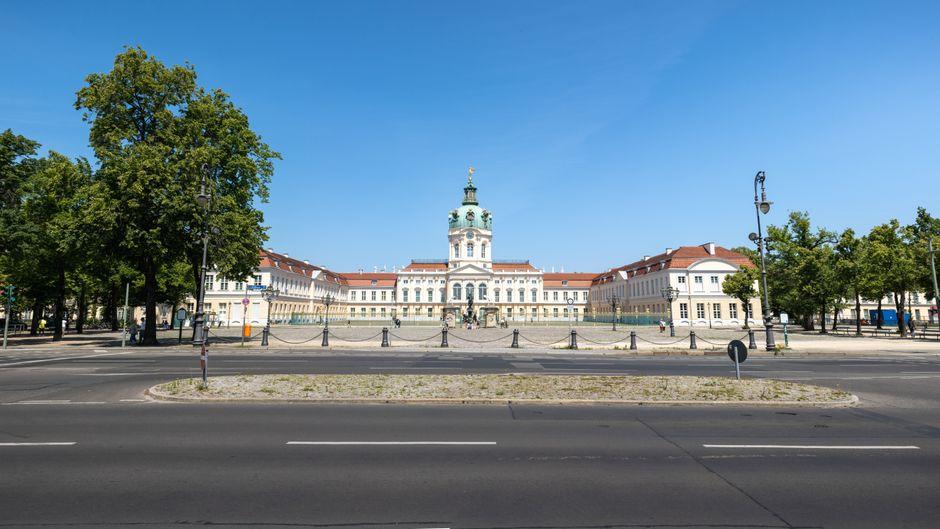 Charlottenburg Palace in Berlin on a Sunny Day